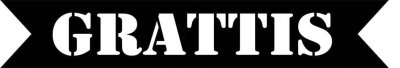 GRATTIS BANNER-stansmall från Reprint 9,8x1,9 cm