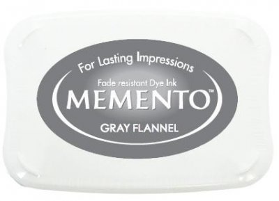 Gray flannel - grå stämpeldyna från Memento