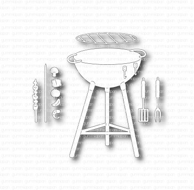 Grillset - Stansmallar med mattema från Gummiapan