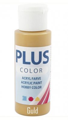 Gold acrylic paint from Plus Color 60 ml