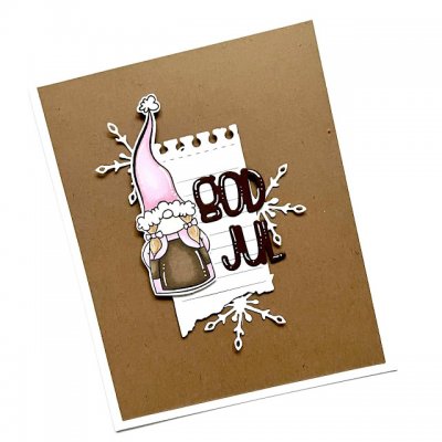 God jul (barnslig) - stansmallar från Gummiapan