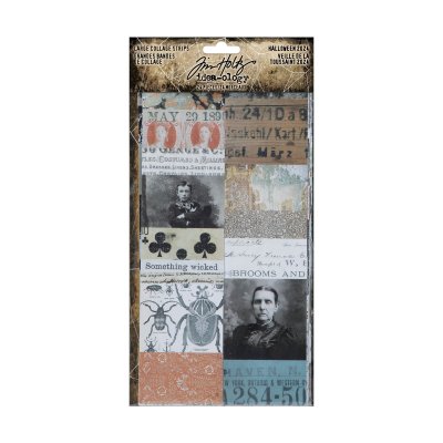 HALLOWEEN 2024 COLLAGE STRIPS from Tim Holtz Idea-ology