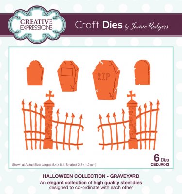 Graveyard Halloween die set from Creative Expressions