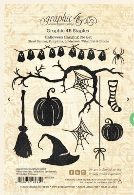 HALLOWEEN HANGING DIE SET - Stansmallar från Graphic45