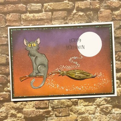 Kattstämpel från Gummiapan 3,3*7,4 cm