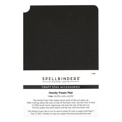 HANDY FOAM MAT for die cuts - Skumgummimatta för utstansade papper från Spellbinders