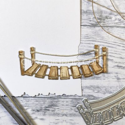 HÄNGBROstansmall från Gummiapan ca 71,5 x 27,5 mm