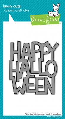 Happy Halloween Portrait Die - Stansmall från Lawn Fawn