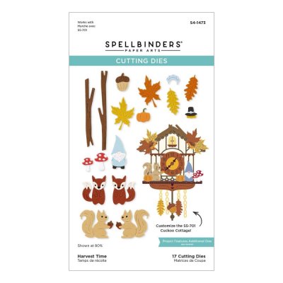 HARVEST TIME FALL die set - Stansmallar med hösttema från Spellbinders