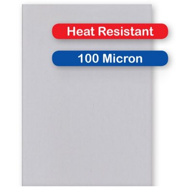 HEAT RESISTANT ACETATE SHEETS 100 MICRON - 100 st värmetåliga plastark från JEJE produkt A4