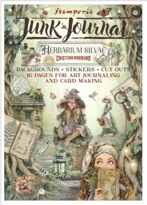 HERBARIUM SILVAE JUNK JOURNAL - Diverse dekorationer från Stamperia A4