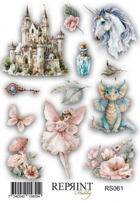 HIDDEN MAGIC Stickers - Klistermärken från Reprint 11x16 cm