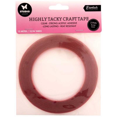 HIGLY TACKY TAPE - Stark tejp från Studio Light 3 mm x 10 m