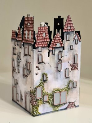 BUILDING SILHOUETTES house die - Hussstansmall från AALL & Create