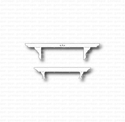 Wall shelves die set form Gummiapan Ca 63x14, 48x9,5 mm