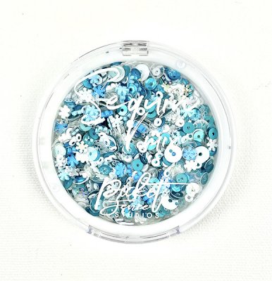 Icicles Sequin Mix from Picket fence studios