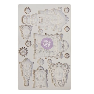 Imaginarium Queens of Steam Mould - Silikonform med kvinnoansikten från Prima 12,5x20 cm