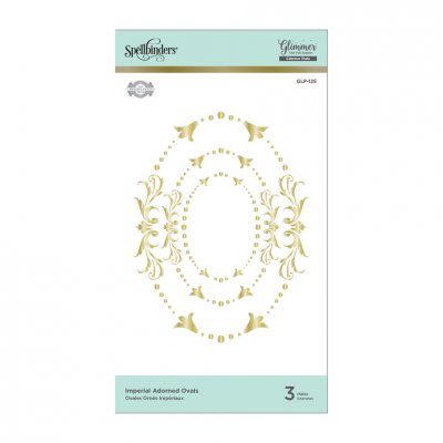 IMPERIAL ADORNED OVALS Hot Foil Plate - Värmeplattor med vackra ovaler från Spellbinders
