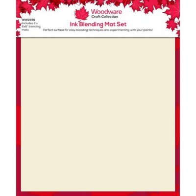 Ink Blending 6x6 Inch Mat - Infärgningsmatta för stämpeldynor från Woodware 15x15 cm