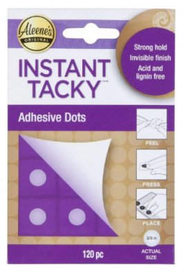 INSTANT TACKY GLUE DOTS from Aleene's 3/8 in diameter