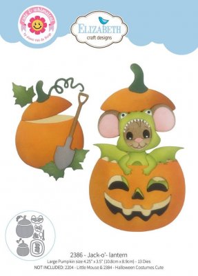 JACK O LANTERN dragon costume die set from Elizabeth craft designs