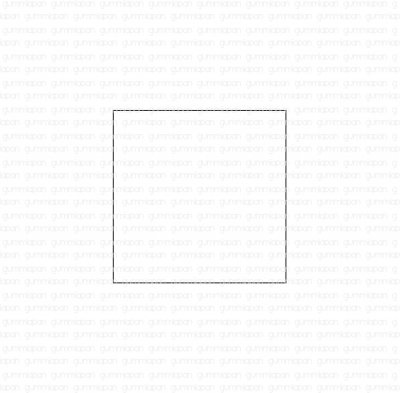 Journaling kvadrat stämpel från Gummiapan 4,5x4,5 cm