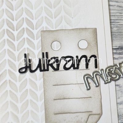 JULKRAMstansmall från Gummiapan ca 47,5 x 12 mm