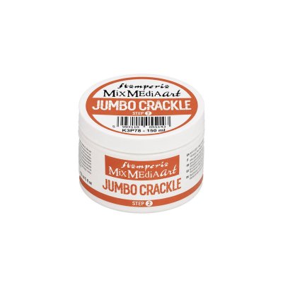 Jumbo Crackle Transparent Step 2 - Medium del 2 för att skapa sprickor från Stamperia 150ml