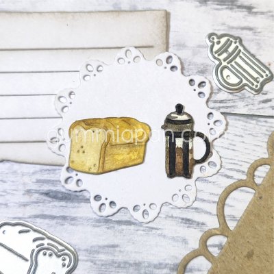 KAFFEPRESS OCH BRÖDLIMPAstansmallar från Gummiapan ca 12 x 18 mm & 20 x 15,5 mm