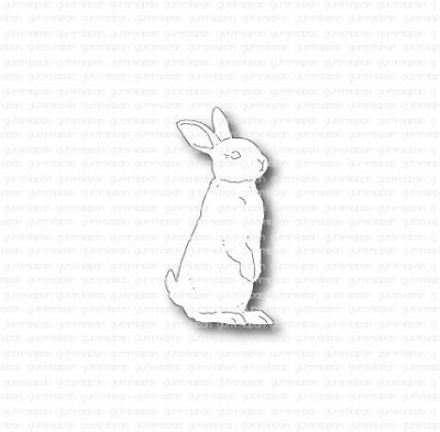 Rabbit die from Gummiapan 1,9x3,65 cm