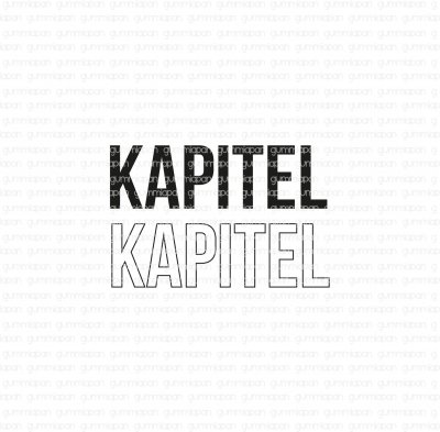 Kapitel x 2 stämpel från Gummiapan 4,1x2,6 cm