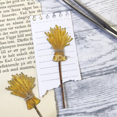 KÄRVE vinter- och julstansmall från Gummiapan ca 28x80 mm