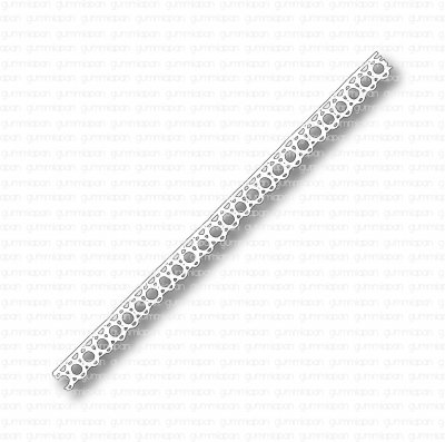KNYPPLAD SPETSstansmall från Gummiapan ca 154x10 mm