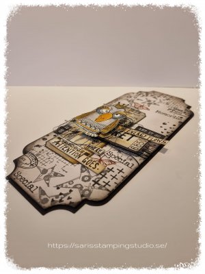 ONE-WAY TICKET Clear Stamp Signature Collection nr.471 from Art by Marlene Studio Light 26x15 cm