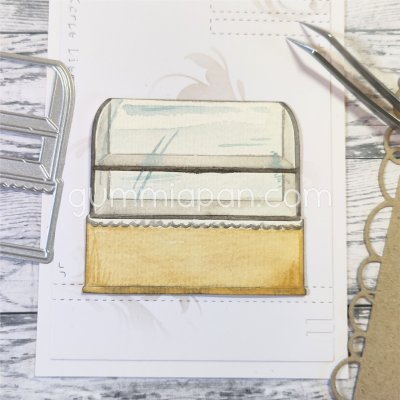 Patisserie die KONDITORIDISK from Gummiapan ca 75,5x66,5 mm