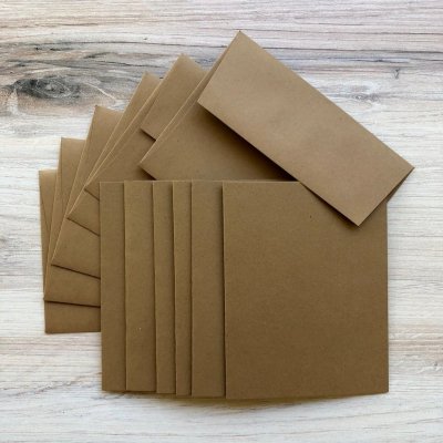 KRAFT BROWN CARDS AND ENVELOPES 4.25x5.5 Inch from Graphic 45