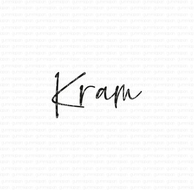 Kram stämpel från Gummiapan 19x1 cm