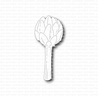 Artichoke die from Gummiapan 3,3x7,6 cm