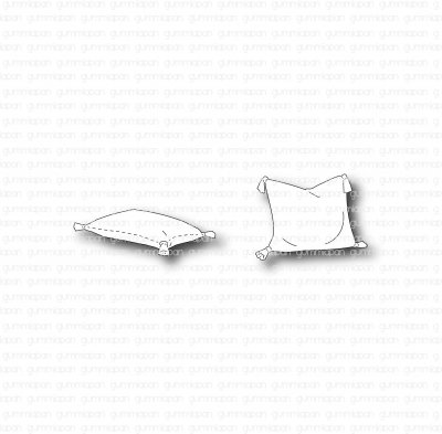 Kuddar stansmallar från Gummiapan ca 43x12 mm och 34x26 mm