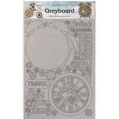 Lady Vagabond Lifestyle Alarm Clock Greyboard - Klocka från Stamperia A4