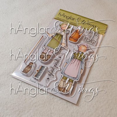 LÅNGA KÄRINGAR PÅSKstämpelset från Hänglar & Wings A6