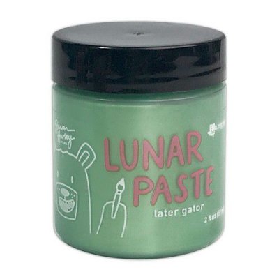 Later gator green lunar paste - Grön metallicpasta från Simon Hurley Ranger ink 59 ml