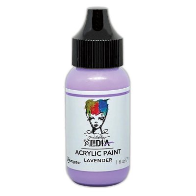 LAVENDER LILAC heavy body acrylic paint - Lavenderlila akrylfärg från Dina Wakley Ranger ink 29 ml