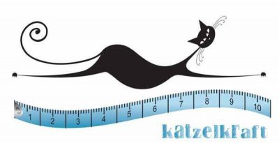 Cat no 7 (leaping cat) rubber stamp - Stämpel med en katt från KatzelKraft