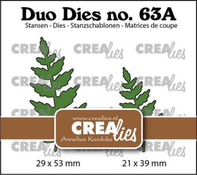 Leaves Duo Dies no. 63a - Lövstansmallar från CreaLies