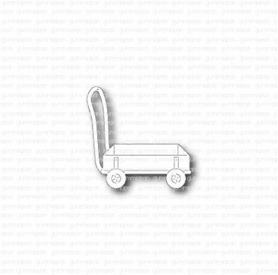 Leksaksvagnstansmall från Gummiapan 3,6x3,6 cm