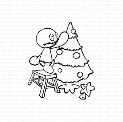 LENNART KLÄR GRANENstämpel från Gummiapan 6,3x7,4 cm