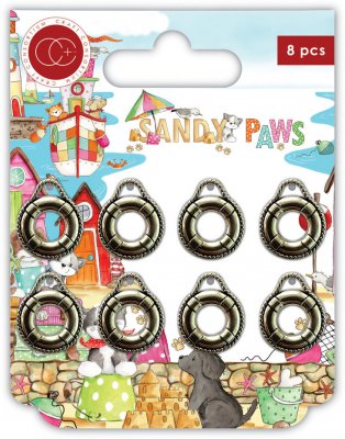 LIFE RINGS Metal Charms from Craft Consortium