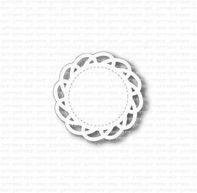 Small doily die from Gummiapan ca 32x32 mm