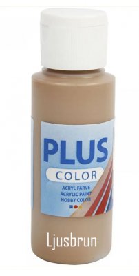 LJUSBRUN akrylfärg från Plus Color 60 ml